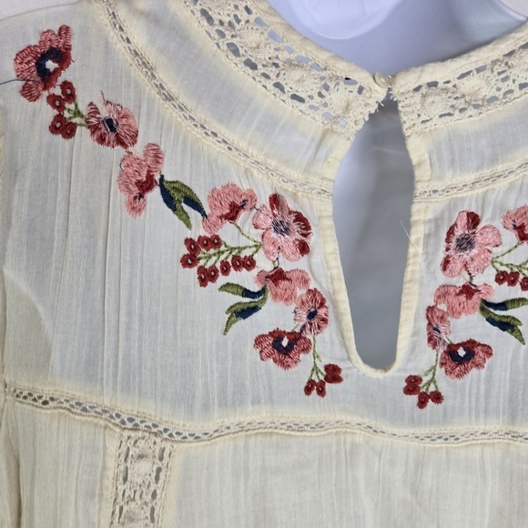 Free People Perfectly Victorian Romance Embroidered Dress - Picture 7 of 12